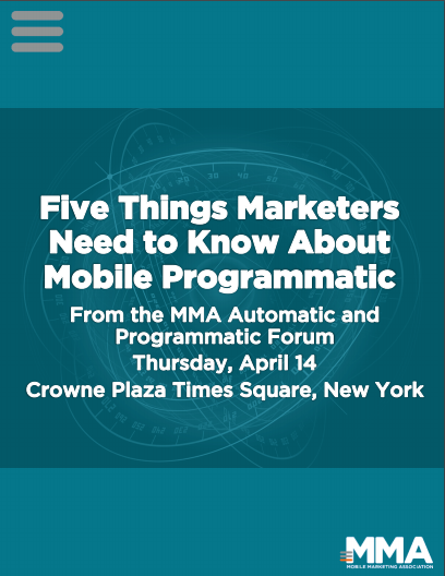 Five Things Marketers Need to Know About Mobile Programmatic