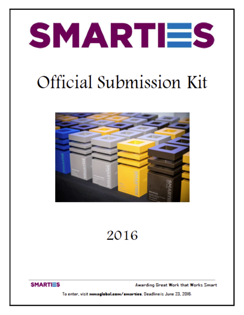 The Smarties 2016 Official Submission Kit